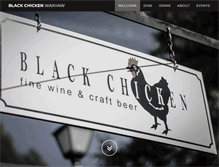 Tablet Screenshot of blackchickenwinecellar.com